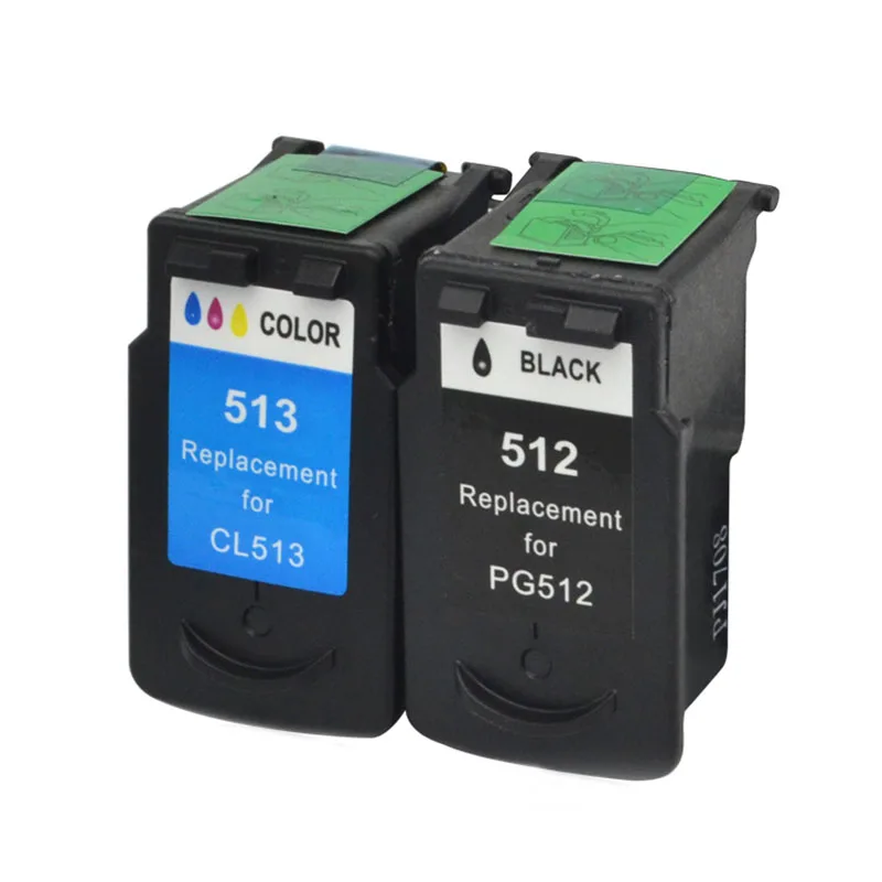 2pcs Compatible PG512 CL513 Ink Cartridges For Canon Pixma iP2700 MP230 MP240 MP250 MP252 MP260 MP270 MP280 pg 512 cl 513