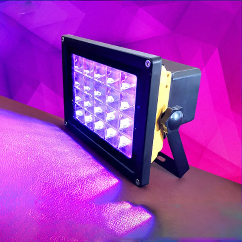 

60W 200W Rechargeable 395nm 405nm 365nm UV Curing Lamp Shadowless Glue Fluorescent Detection Resin curing metal Detector Light