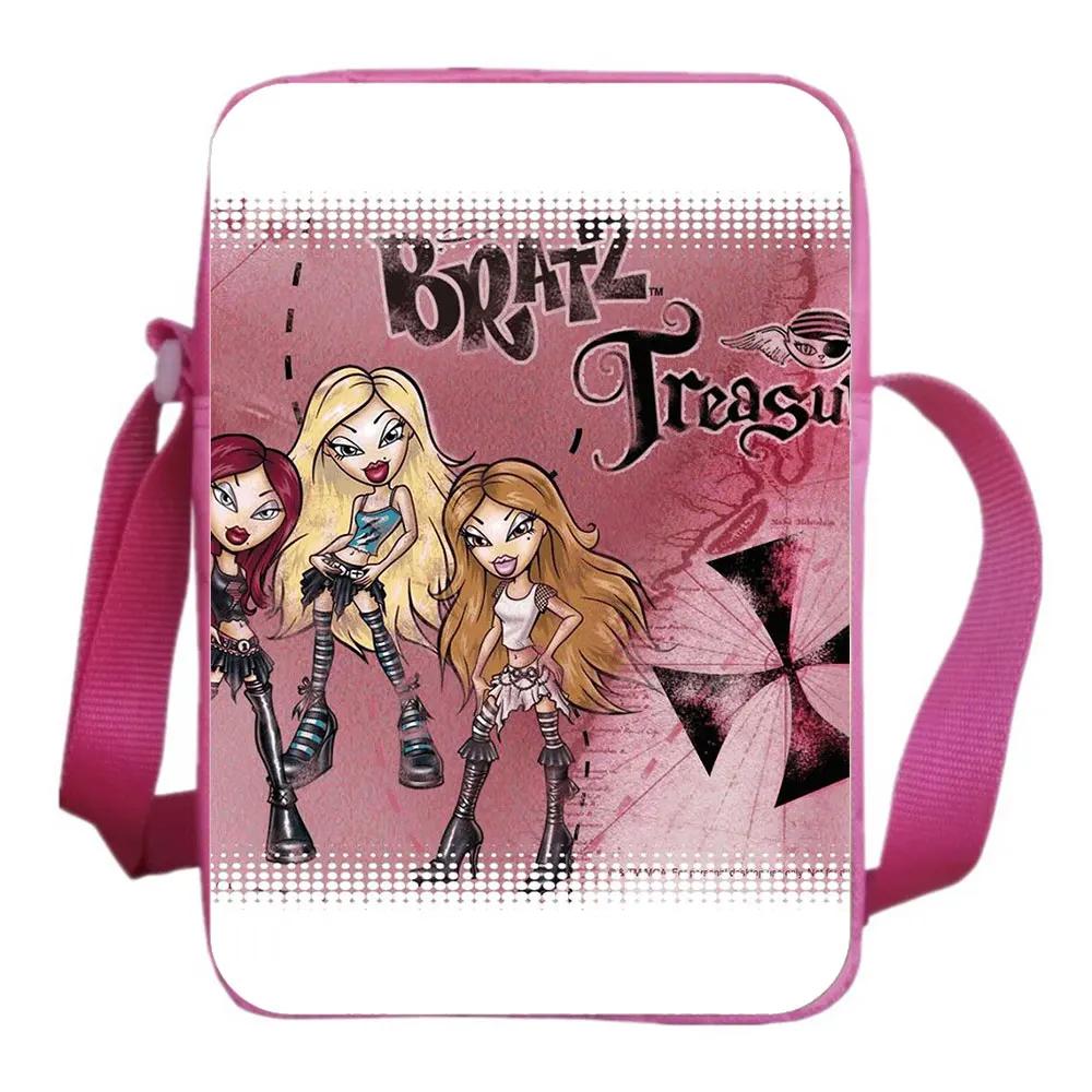 Bratz Backpack Merch Casual Crossbody Bag boy girl Shoulder Bag  Diagonal Small Backpack Light Messenger Phone Bag