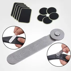 Bicycle Tire Repair Patch Without Glue, with Roller Tire Repair File, Bicycle Tire Multi-function Repair Tool Bike Tools