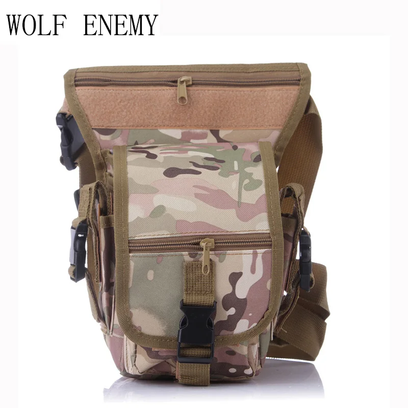 Tactical Drop Leg Bag Adjustable Outdoor Sport Accessories Belt Bag  Hunting Waist Packs Molle Leg Pouch Hiking Cycling Bag