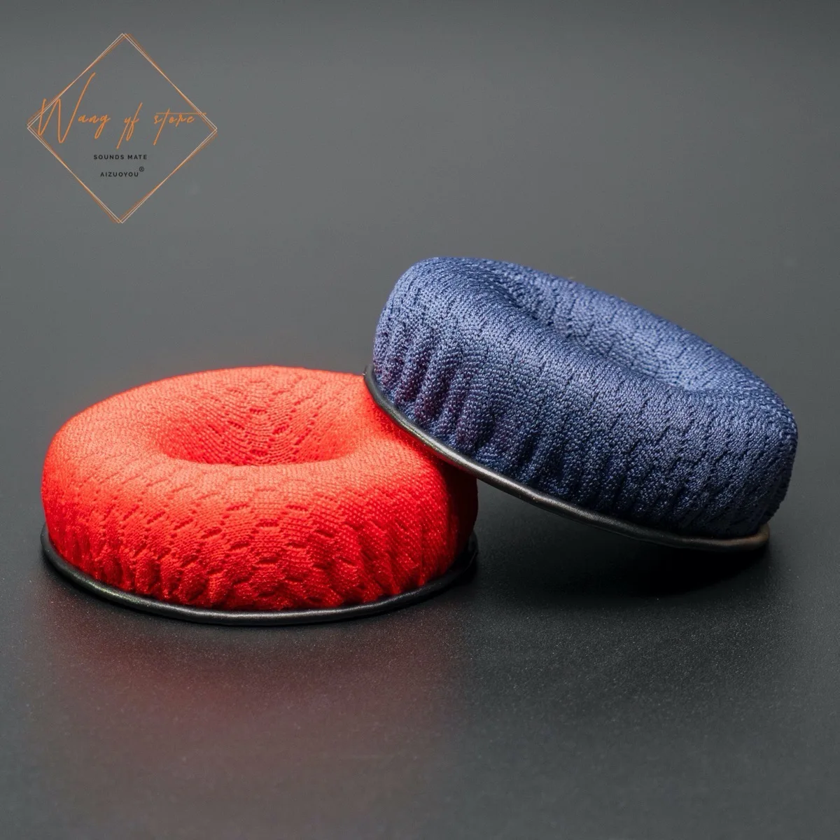 Cao Cấp Tai Bọt Miếng Lót Đệm Cho KOSS Porta Pro PP KSC35 KSC75 KSC55 Tai Nghe Xanh Đỏ Polyester Âm Thanh Độ Trong Suốt