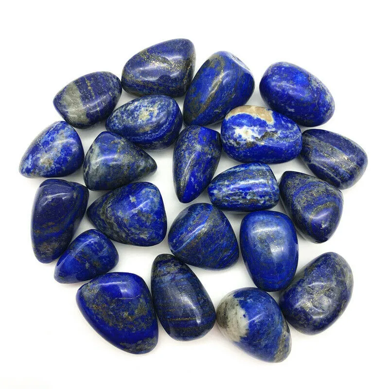 

Natural lapis lazuli Crystal Tumbled stone gemstone Polished palm stone Random shape Reiki Healing