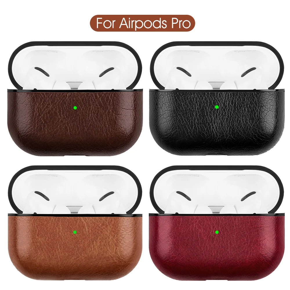 For Apple AirPods Pro 2 USB C Cover Leather Earphone Shockproof Case For AirPods 3 Pro 2 1 Headphone Charging Box pro 2nd Funda