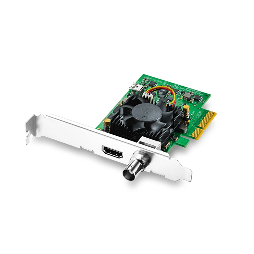بلاكماجيك ديزاين BMD Decklink مسجل صغير 4k PCIe بطاقة تشغيل للكاميرا كاميرا استوديو DIT التحرير