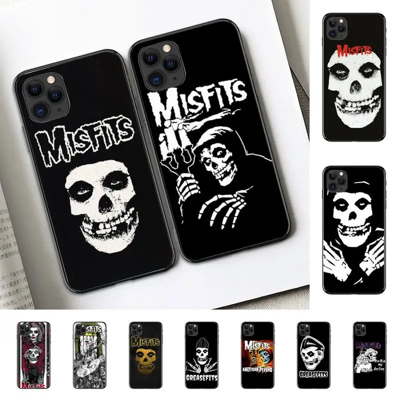 

Yinuoda The Misfits Glenn Danzig Phone Case for iPhone 11 12 13 mini pro XS MAX 8 7 6 6S Plus X 5S SE 2020 XR cover