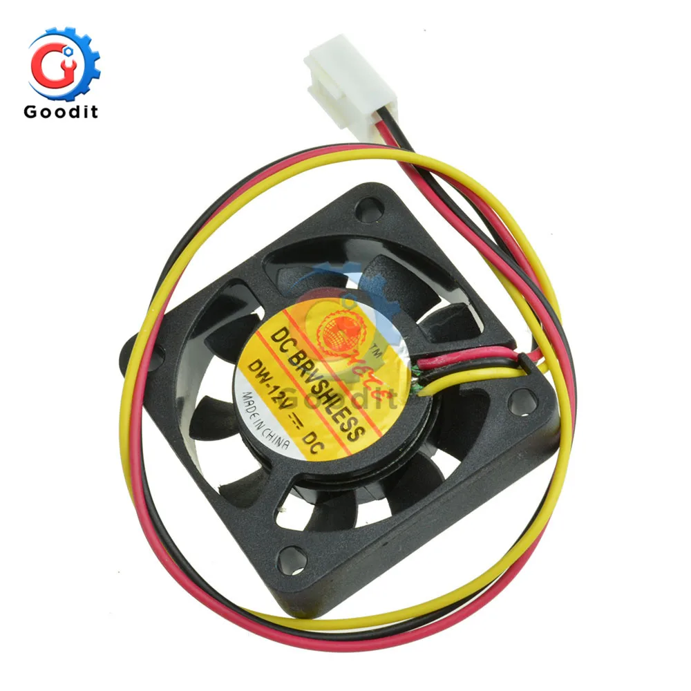 4010 Fan 12V Cooler Fan 3 Pin Oil Fans Dual Ball Bearing Cooler Cooling Fans 3d Printer Parts 4010 40*40*10mm