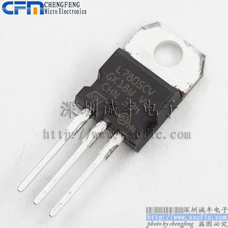 10pieces  L7805CV-DG ST TO-220