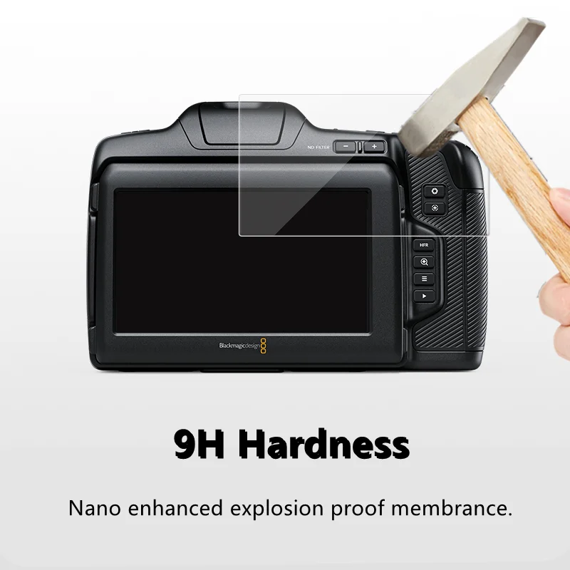 Vetro temperato per BMPCC 6K Pro bmpcc6kpro pellicola protettiva per schermo in vetro protettivo per Blackmagic Design Pocket Cinema è venuto