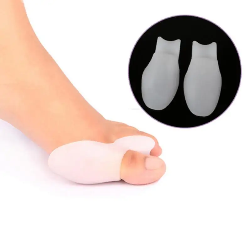 

Toe Protector 2pc/pair Gel Silicone Bunion Big Toe Spreader Foot Hallux Valgus Guard Cushion LX2457