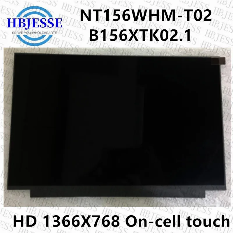 Original 15.6'' HD LCD 1366x768 LCD B156XTK02.1 NT156WHM-T02 for Lenovo IdeaPad 3-15IML05 81WR Touch Screen LED Display