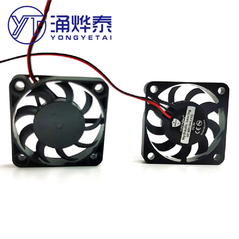 YYT 4007 ultra-thin 4CM hydraulic bearing cooling fan 24V12V5V brushless DC 3D printer 40*7MM 9 blades sickle