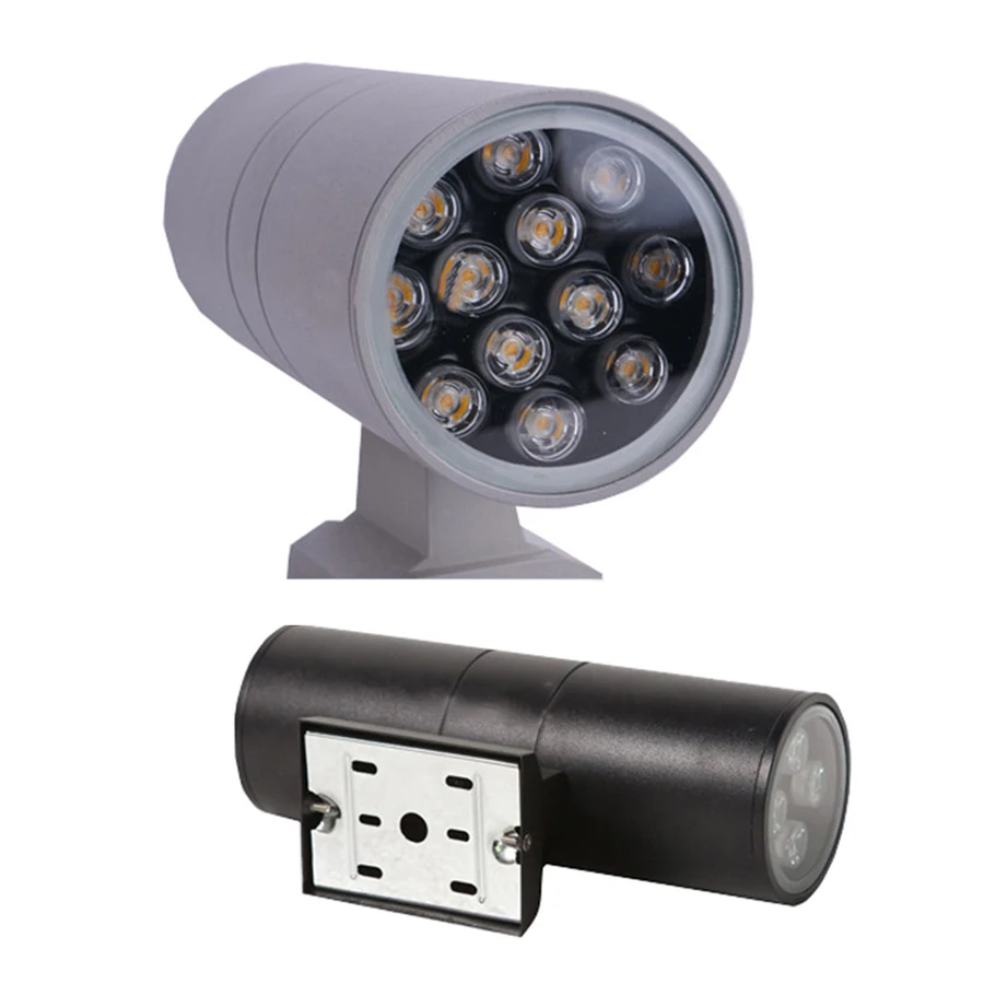 

LED Porch Wall Light Up Down Waterproof 18W 24W Cylinder Outdoor LED Wall Lamp Hotel Villa Balcony Exterior Wall Light