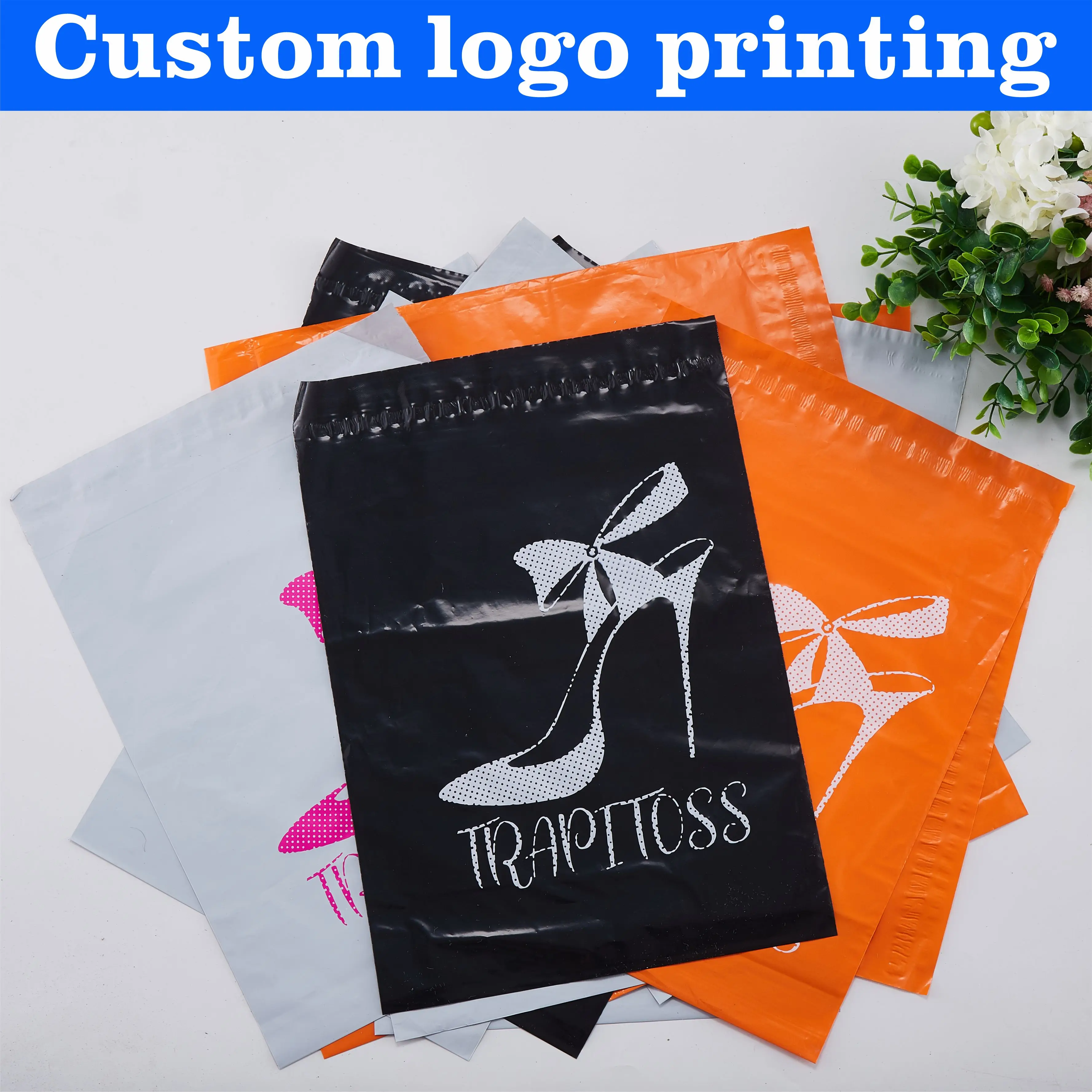 

printed customized white poly mailer bags white poly mailer bags mailing courier bags