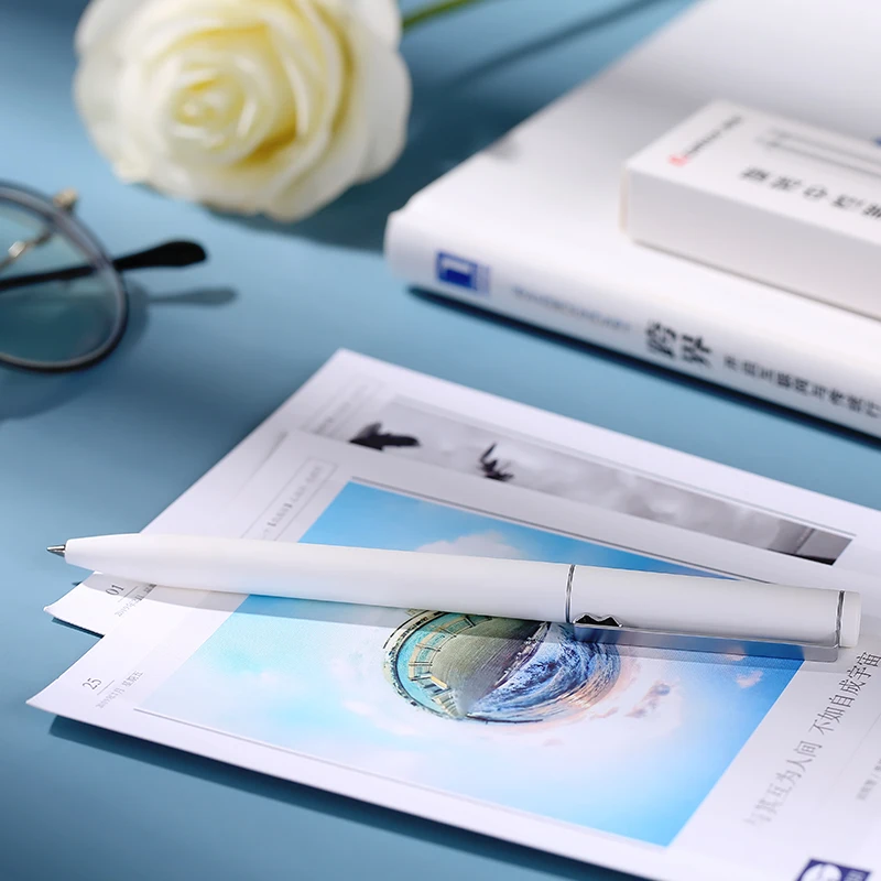 قلم تسجيل مدرسة قلم مع عبوة مع أقلام جل توقيع أقلام 0.5 مللي متر حبر أسود للطلاب مكتب الأعمال أقلام