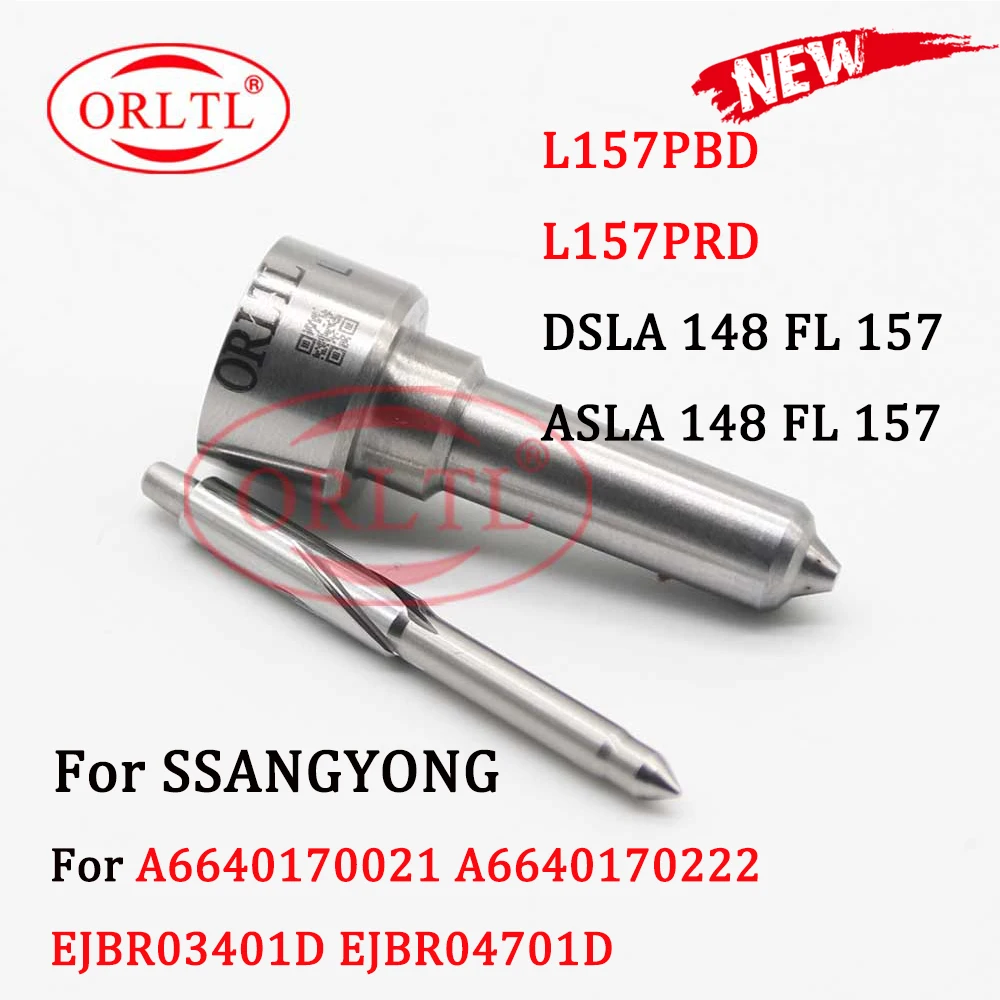 

4PCS Injector Nozzle L157PBD L157PRD DSLA148FL157 ASLA148FL157 For SSANGYONG Actyon Kyron EJBR03401D A6640170021