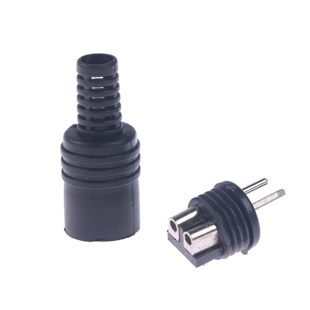 2PCS/Pack 2 pin DIN Plug Speaker and HiFi Connector Screw Connector Power Signal Plug Adapters