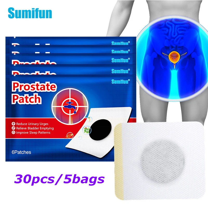 

Sumifun 30Pcs Man Prostatic Navel Plaster Prostatitis Prostate Treatment Patches Medical Urological Urology Patch Health Care