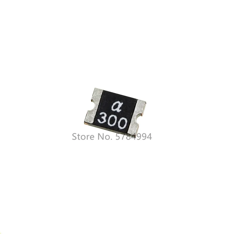 Free Shipping 100PCS 100% NEW 1812 SMD self-recovery fuse 3A/8V 3000mA SMD MSMD300 Print: 300