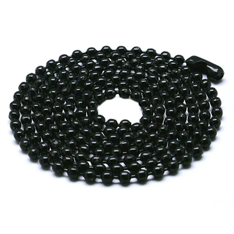 Fashion Military Collares Black 2 Dog Tags Chain Pendants Necklaces Army Style Kolye Necklace Jewelry Christmgift for Men Bijoux