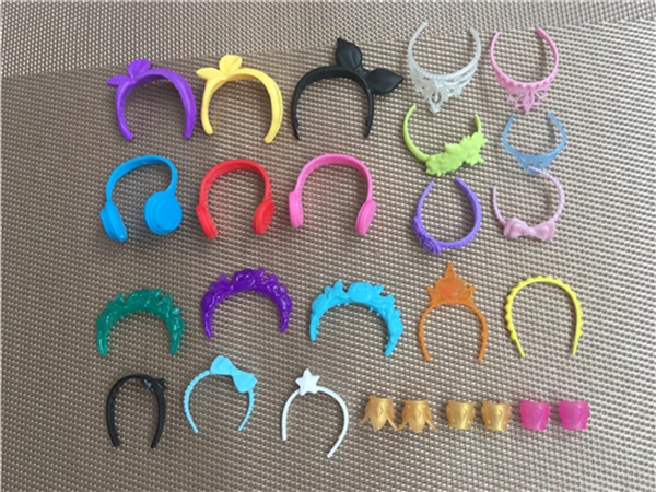 Original 1/6 Doll Headbands Headphone Decors Cute Wrist Rings Colorful Doll Decors DIY Doll Acccessories