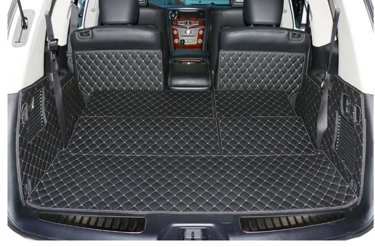 

Best quality! Special car trunk mats for Infiniti QX80 7 8 seats 2022 waterproof boot carpets cargo liner mat for QX80 2021-2013