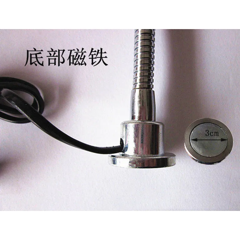 02 tornio magnetico lampada magnete tubo forte macchina utensile magnetica lavoro Hardware tubo lampada da tavolo trapano lampada da tavolo
