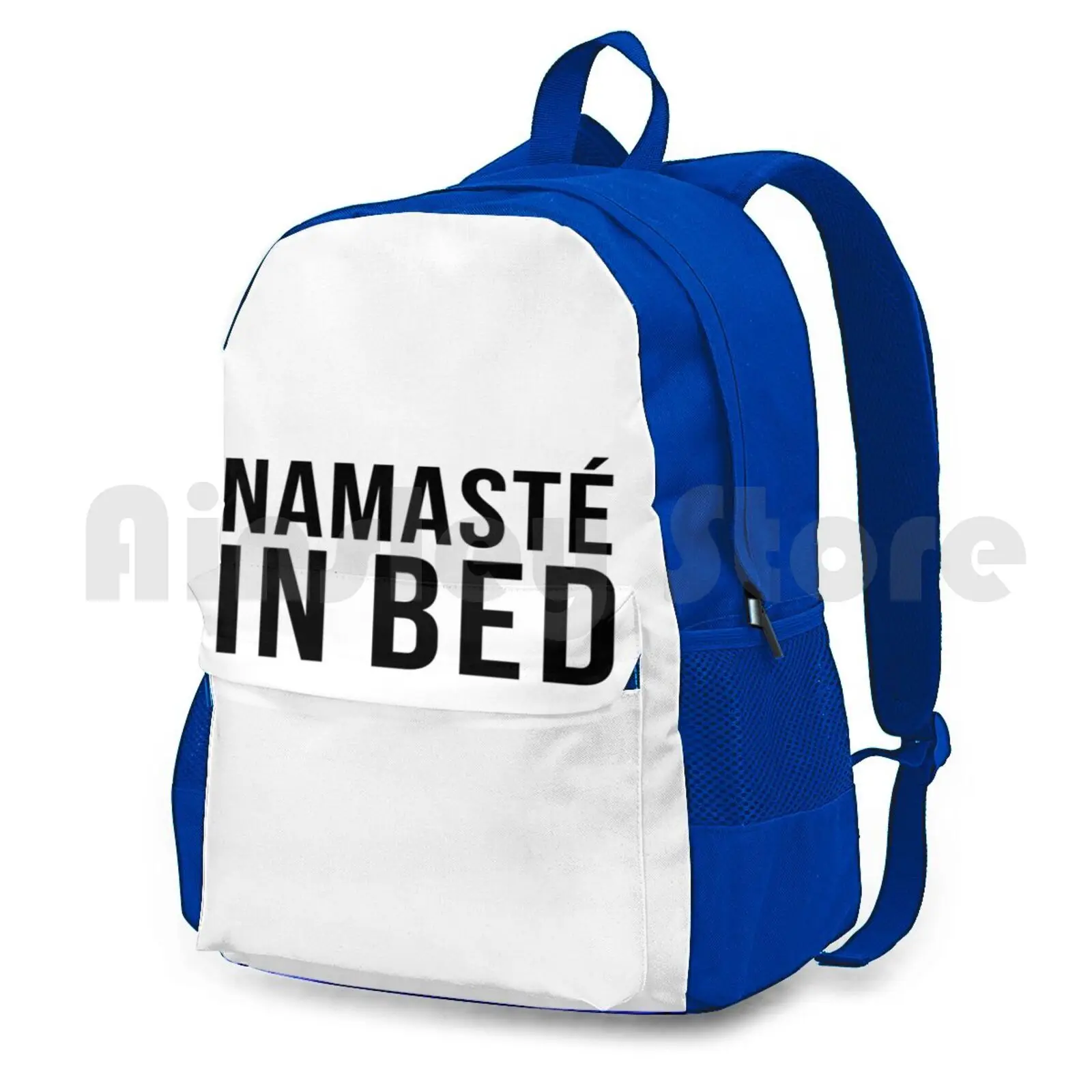 Namaste In Bed Outdoor Hiking Backpack Waterproof Camping Travel Yoga Tumblr Bed Sleep Netflix Namaste In Bed Namaste Netflix