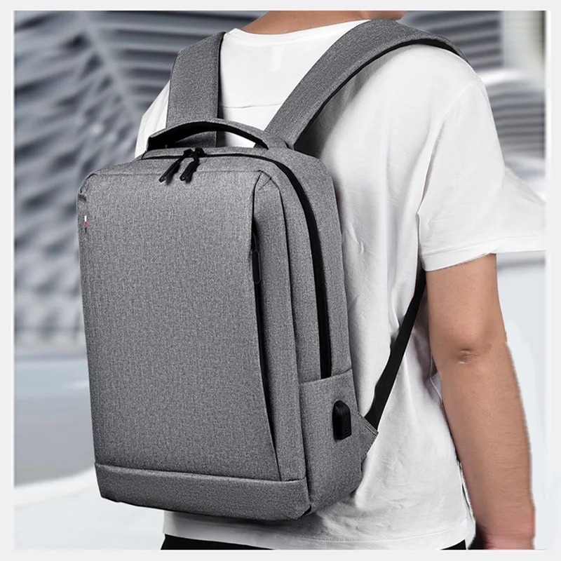 2022 neue Büro Business-Mode Rucksack Männer 15.6 "Laptop Wasserdichte Bagpack Jugendliche Schultern Tasche Anpassbare Logo Sacs à Dos