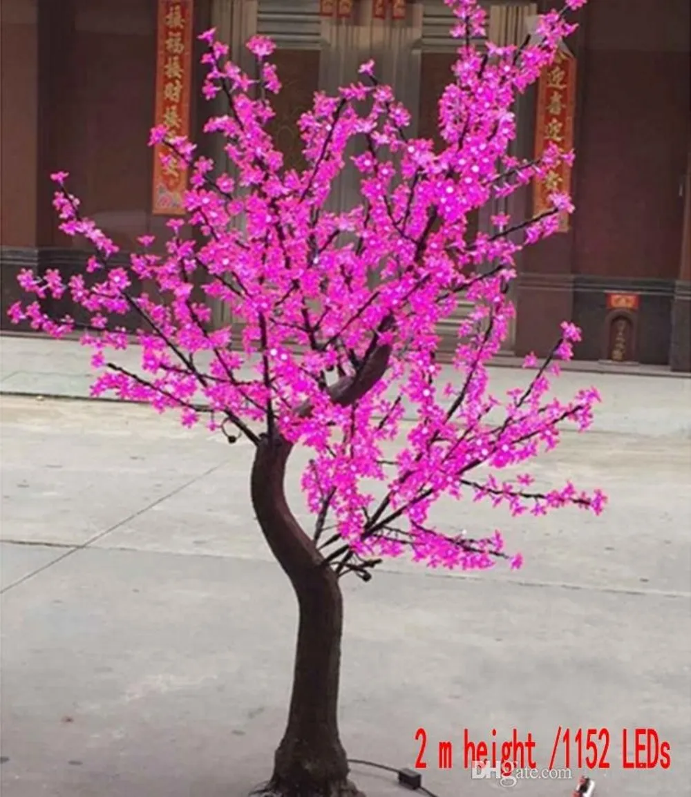 

Natural Tree trunk LED Artificial Cherry Blossom Tree Light Christmas Light 1.5m~2.5m Height 110/220V Rainproof Outdoor Use