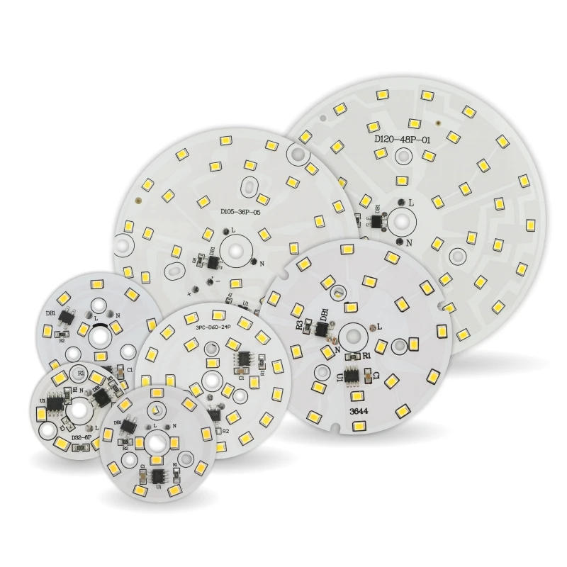 LED Downlight Chip 3W 5W 7W 9W 12W 15W 18W Okrągły chip świetlny AC 220V-240V 2835SMD Koraliki do lampy Zimny/ciepły biały reflektor oświetleniowy — zdjęcie 2