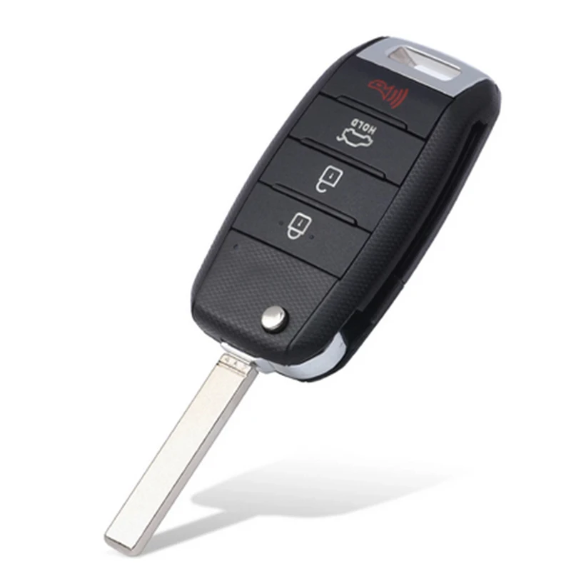 DIYKEY Flip telecomando per auto portachiavi 4 pulsanti per Kia Optima 2016 2017 2018 2019 2020 - P/N: ID ID FCC: SY5JFRGE04