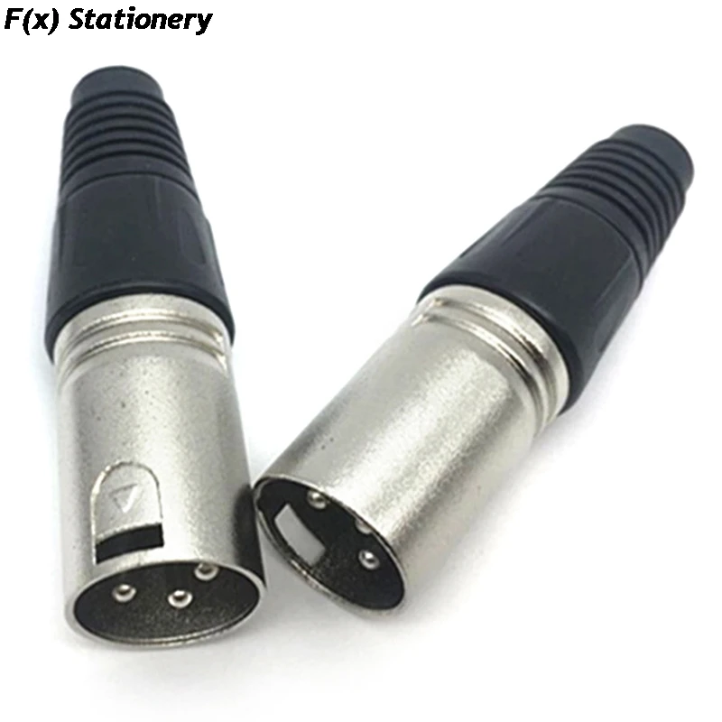 Male & Female 3-Pin 4-Pin 5-Pin XLR Microphone Audio Cable Plug Connectors Cannon Cable Terminals