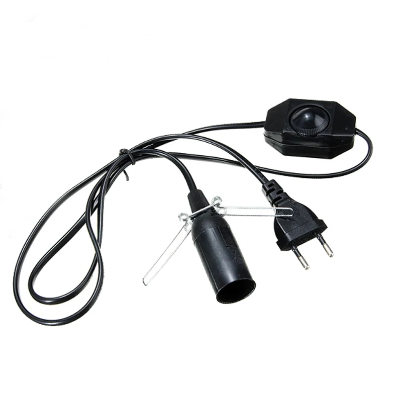 Himalaya-Salz-Lampenkabel mit Dimmerschalter, E14-Hängelampenfassung, Glühbirnenfassung, EU-Stecker, 1,8 m Netzkabel, Lava-Lampensockel