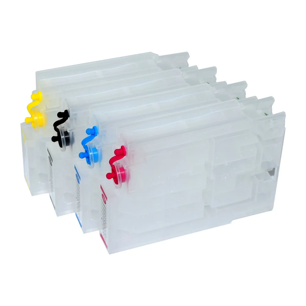 آسيا T752 T7521-T7524 خرطوشة الحبر القابلة لإعادة الملء للطابعة Epson Work Force WF-8091 WF-8591 WF-6091 WF-6591 مع رقاقة متوافقة
