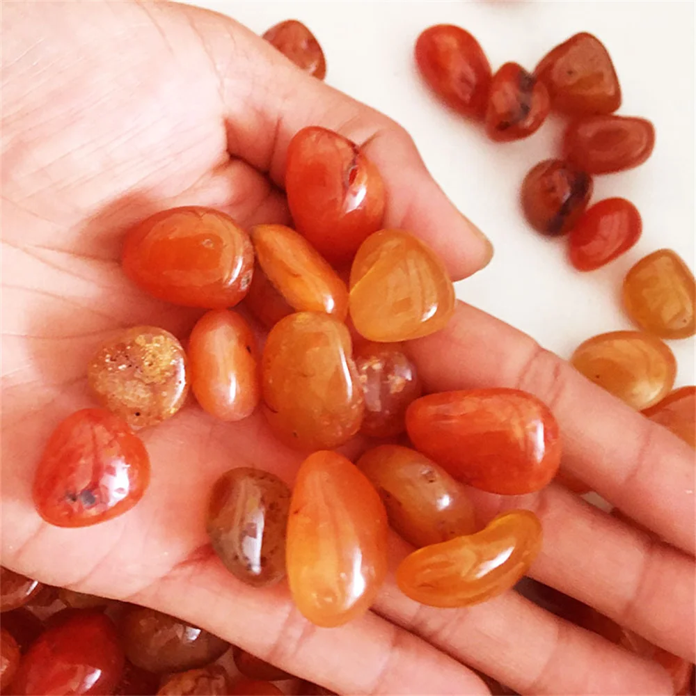 Natural Irregular Carnelian Rough Red Agate Raw Crushed Stone Healing Crystals Quartz Mineral Mozambique Craft Decor Accessories