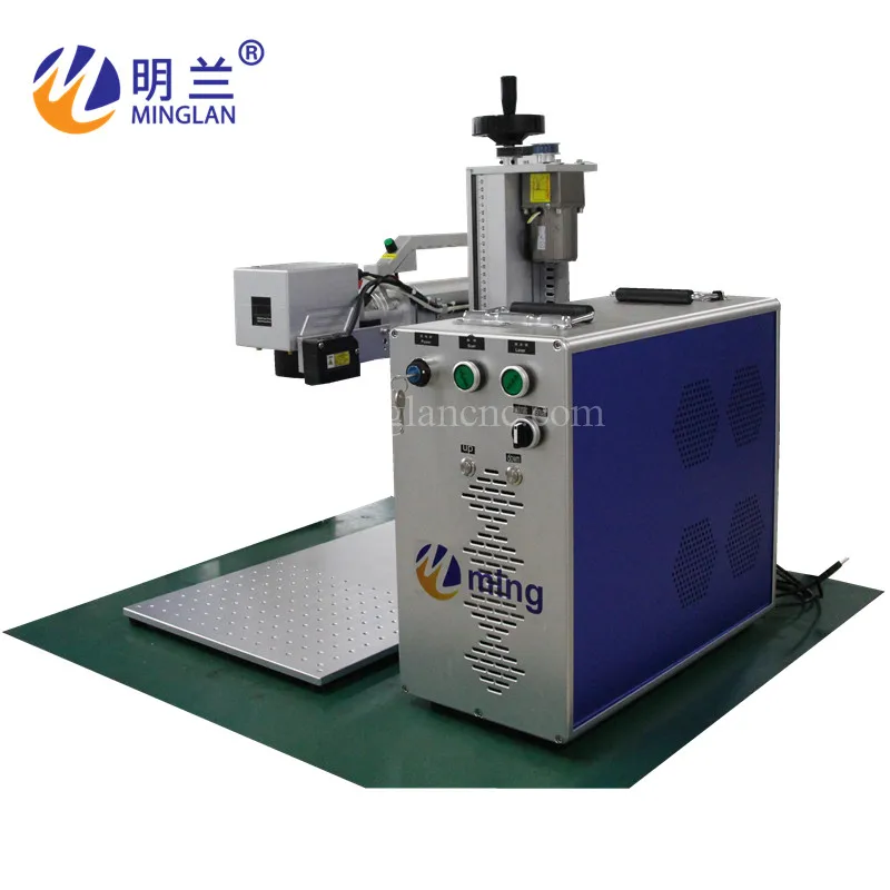 20W Auto focus fiber marking machine for metal and non metal materials