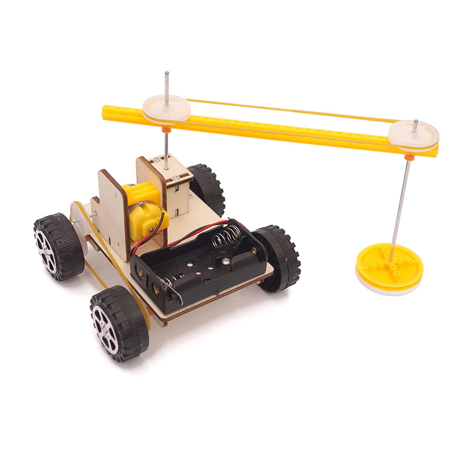 DIY Assembled Handmaking Electric STEM Model Toys Sweeper Truck Garbage Cleaning Vehicle for  Projects Science Experiment Kit