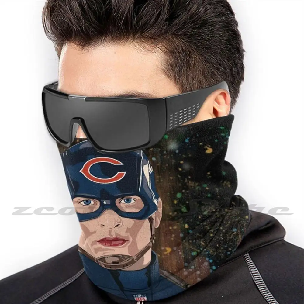 Cap. Of Chicago Washable Trending Customized Pm2.5 Filter Mask Chicago Chitown Bearsfan
