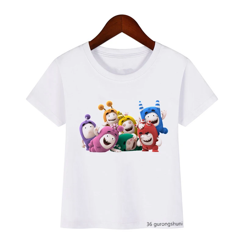 

New arrival 2024 children t-shirt funny Cartoon animationgraphic print boys t-shirt summer kids t shirt tops cute girls shirt