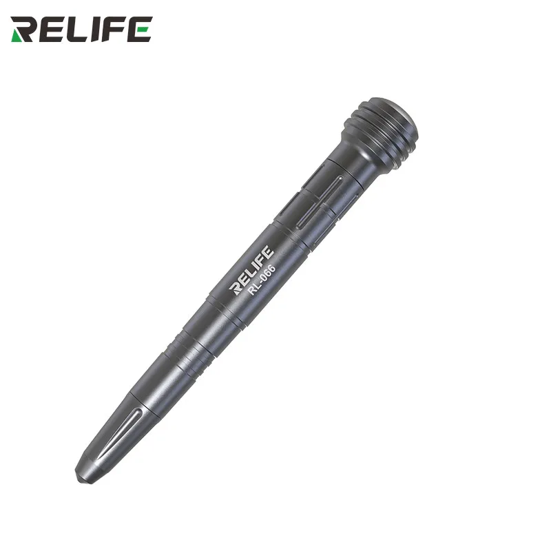 RELIFE RL-066 Rear Glass Breaking Pen For IPhone 8-12 Pro Max Back Cover Adjustable Spring Automatic Punch Center Repair Tool