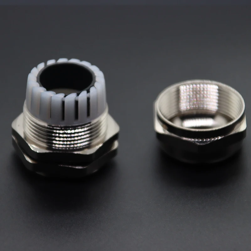 Waterproof Cable Gland 1pcs PG7 for 3-6.5mm Metal Joint Use For Box Nickel Plated Brass IP67 Seal Jiont LED Lamp Connector