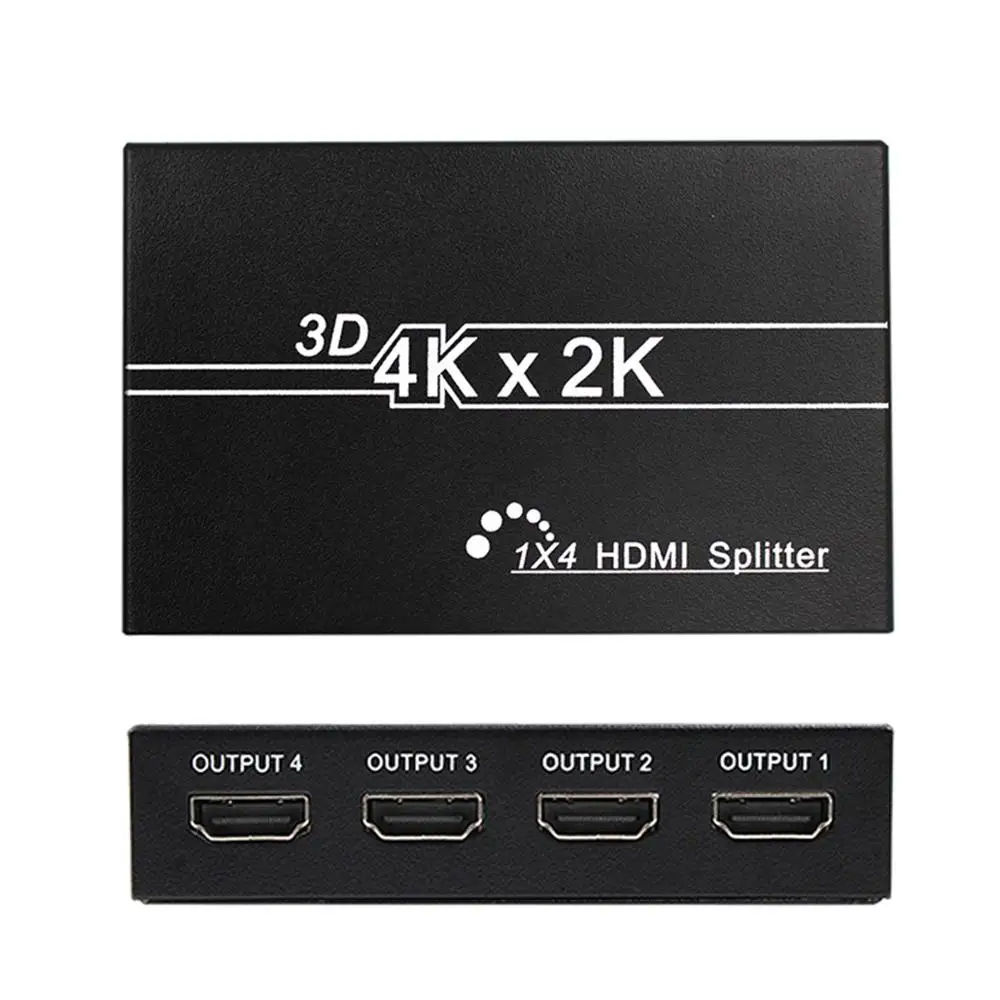 4K 2K 1X4 Hd Mi Splitter Full Hd 1080P Video Hd Mi 1 In 4 Out Schakelaar switcher Display Voor Smart Tv Monitor Projector Mi Box3 Ps4