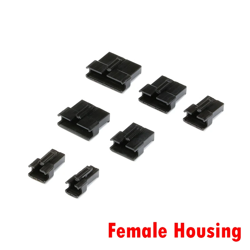 120Pcs JST SM Connector Plug 2.54MM Pitch Female and Male Housing + Terminals SM-2P SM-2R JST SM2.54 2/3/4/5/6/7/8 P Pin