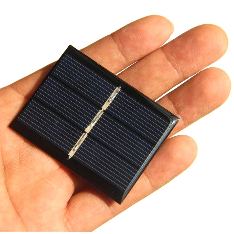 Polycrystalline 0.4W 1.5V Solar Cell 43*55MM Small Mini Solar Panel Charger For 1.2V Battery Light Toys Drone DIY