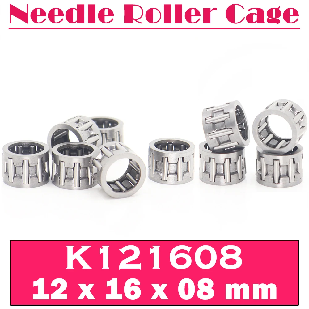 K121608 Bearing 12*16*8 mm ( 10 PCS ) Radial Needle Roller and Cage Assemblies K12168 Bearings K12x16x8