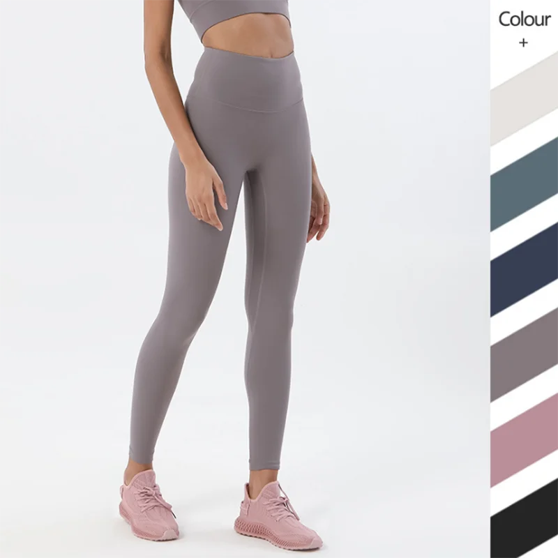 Vnazvnasi Autumn New Design High Waist Female Yoga Leggings Suit Soft And Stretchy Sports Pants Running Wear Outside Sportswear