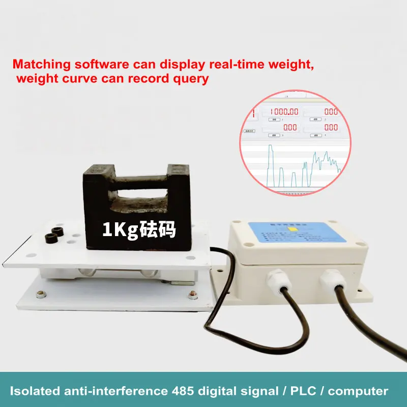 Plane Load Cell Module High Precision Small Range Parallel Beam Weighing Weight Sensor RS485 Electronic Scale