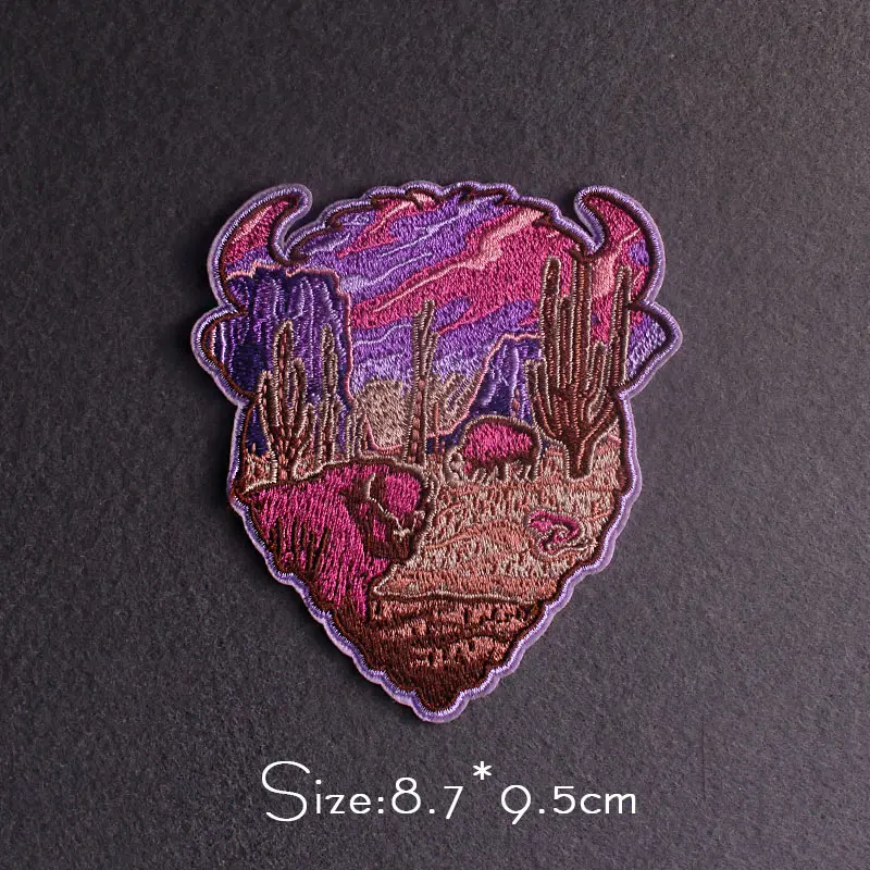 فان جوخ التصحيح جبل التخييم المطرزة بقع للملابس مغامرة السفر التصحيح الحديد على بقع على الملابس شارة في الهواء الطلق