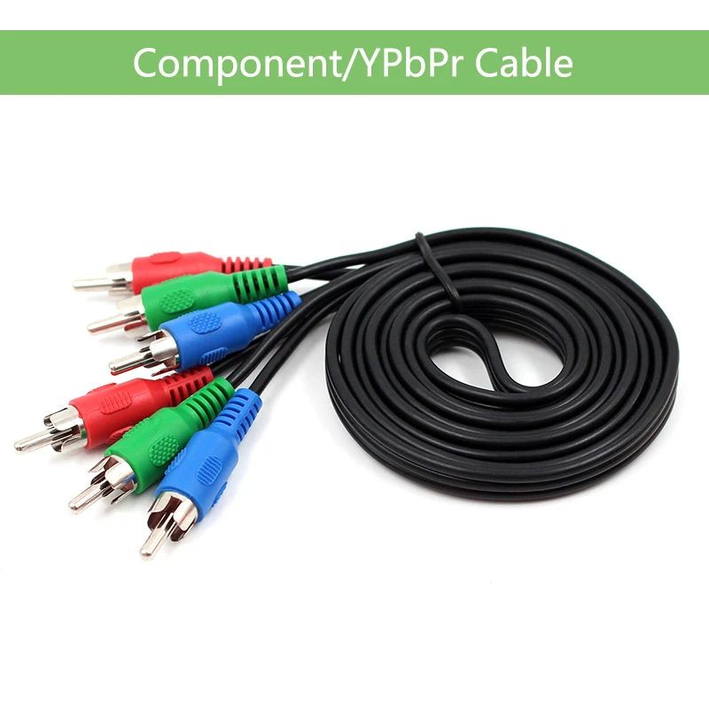 YPbPr Cable Component RGB Video Cable 3 RCA to 3 RCA for DVD TV HDTV STB